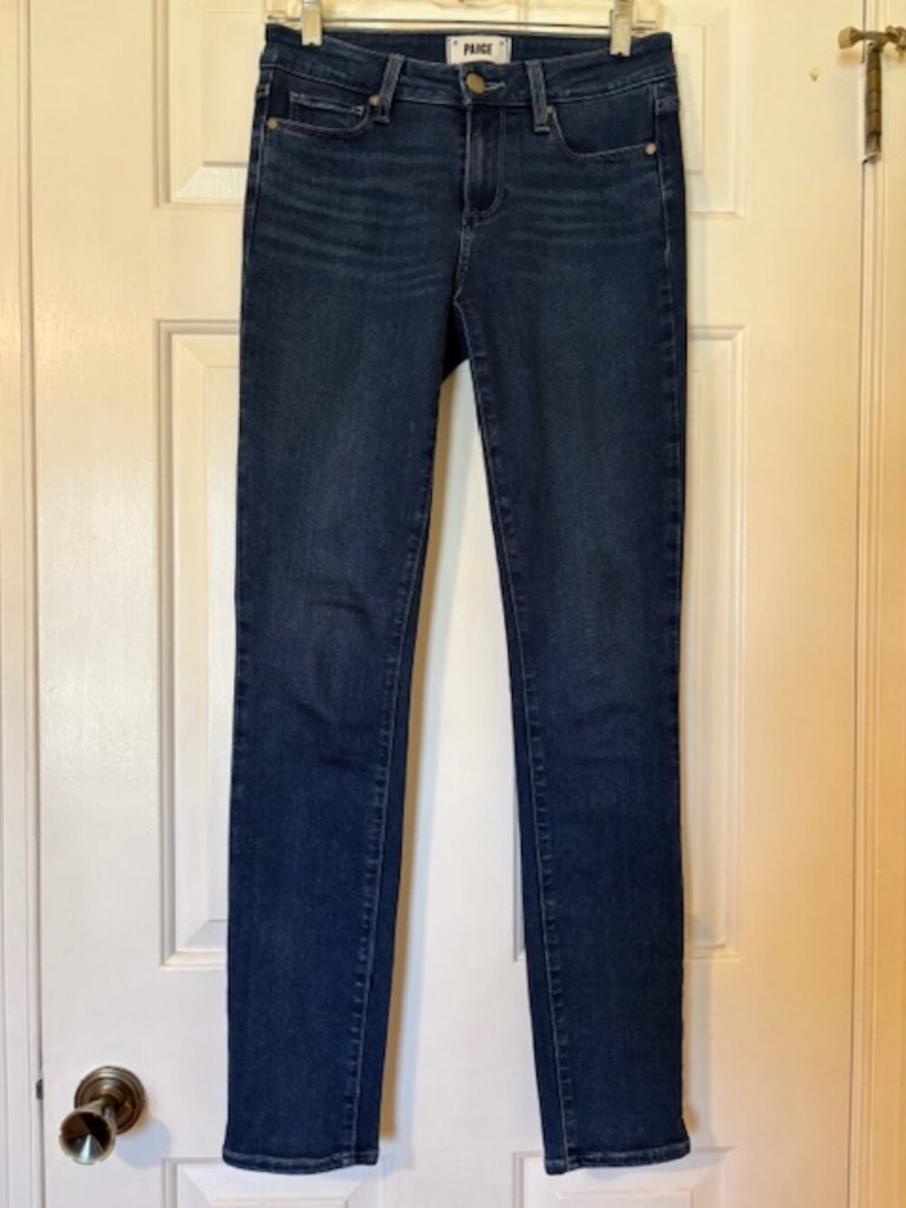 Paige Skyline Skinny Jeans Mid Rise Medium Wash Women's Size 26
